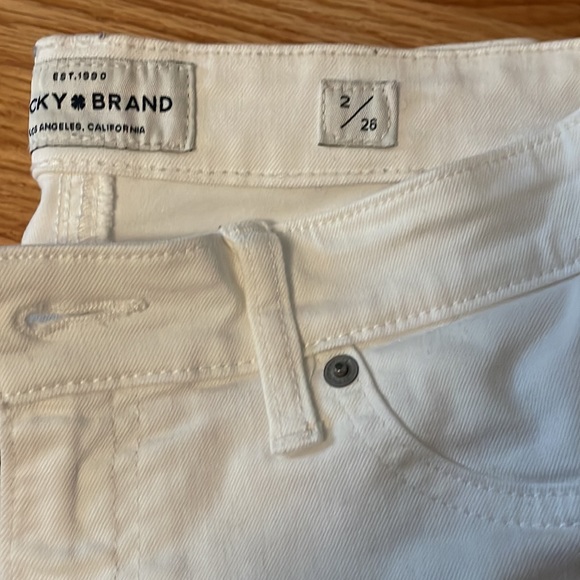 Crisp Ava Skinny White Lucky Jeans Size 2/26 - Picture 2 of 5